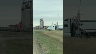 Peterbilt 387 with super b meets Freightliner FLD classic [upl. by Willock599]