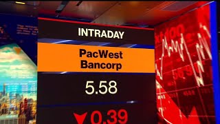 PacWest Bancorp Leads Regional Bank Shares Lower [upl. by Josiah490]