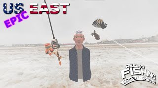 Easily find the Epic Stubby Squid in Real VR Fishing US East DLC [upl. by Ynafetse]