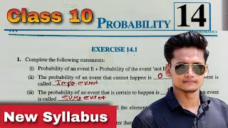 Ex 141 Q1 to Q15 Class 10  Probability  Class 10 NCERT  Ex 141 New Syllabus CBSE Rajmith study [upl. by Monte]