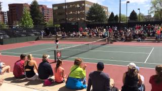 Arapahoes Tate Schroeder wins 5A girls tennis [upl. by Llenal83]