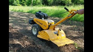 Rototilling with a Cub Cadet RT65 Rototiller [upl. by Blainey]