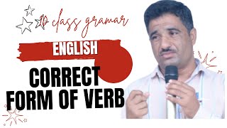 correct form of verb [upl. by Lahcar]