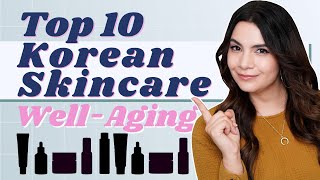 Top 10 Korean Skincare for WellAging [upl. by Ydissac]