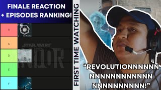 REACTING TO THE ANDOR FINALE CRYING AT MAARVAS SPEECH amp RANKING THE EPISODES FIRST TIME WATCHING [upl. by Veljkov652]