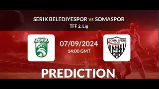 SERİK BELEDİYESPOR VS SOMASPOR TFF 2LİG 2024 MATCH [upl. by Gertie]