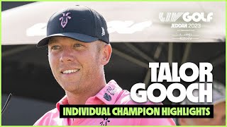 Highlights How Gooch won the Individual Championship  LIV Golf Jeddah [upl. by Leonard29]