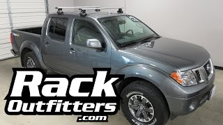 Best Roof Rack for Nissan Frontier the Thule 480R Traverse AeroBlade System from Rack Outfitters [upl. by Akinak]