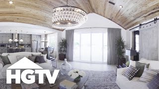 360 Video Tour  HGTV Dream Home 2017  HGTV [upl. by Ainot641]