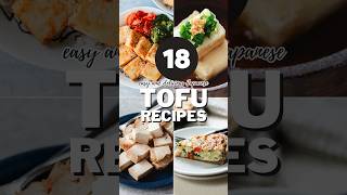 Japanese Food Tofu Recipes 18 Awesome Dishes [upl. by Nosreffej461]