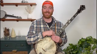 3 picking exercises  thumb lead twofinger banjo lesson [upl. by Yliah]