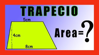 ✅👉Area de un trapecio Escaleno ✅ Area de un Trapecio [upl. by Inod]