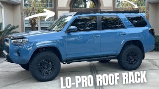 I Installed A Westcott Designs Lo Pro Roof Rack On My 4Runner [upl. by Drofnas]