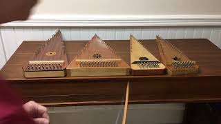 Bowed Psaltery comparison [upl. by Kilar]