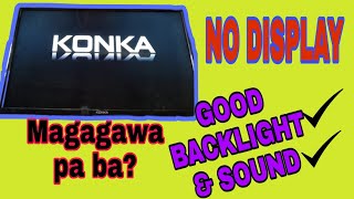 PENSONICKONKA LED TV NO DISPLAY with SOUND AND BACKLIGHT Ej TECH Tutorial [upl. by Diao]