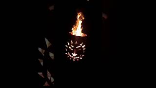 Levellers firepit in slow motion [upl. by Ennaharas]