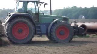 Fendt 818 Favorit met Amazone Pegasus 5 meter [upl. by Clywd]