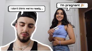 quotIM PREGNANTquot PRANK ON MY BOYFRIEND [upl. by Minta]