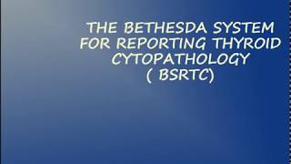 Thyroid CytologyBethesda Classification Part 1 [upl. by Retrac]