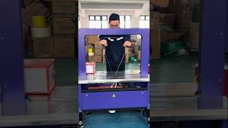 Thaan working very amazing strappingmachine packagingtools strapping [upl. by Nwahsud]