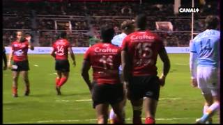 Top14 Toulon vs Perpignan Essai1 Smith [upl. by Nenney]