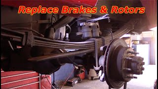 How To Replace Rear Brakes amp Rotors 20072018 Chevy Silverado [upl. by Enilesoj]