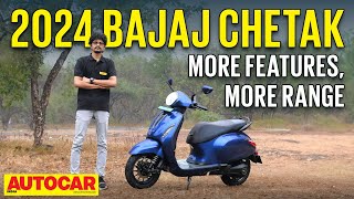 2024 Bajaj Chetak review  Do the upgrades to the electric scooter add up  Ride autocarindia1 [upl. by Jaimie]