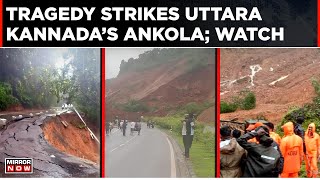 Shocking Tragedy Strikes Karnatakas Ankola  Landslide Claims 4 Lives  Top South News [upl. by Teeniv190]