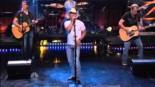 Kenny Chesney Come Over live The Tonight Show Jay Leno 71212 [upl. by Enyrhtac385]