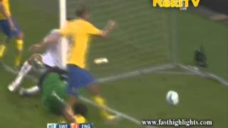 SzwecjaAnglia 42 14112012 Zlatan Ibrahimovic goals [upl. by Pierpont]