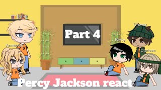 Past Pjo react to Percy Jackson Part 4 [upl. by Llenram]