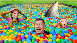 Colorful Ball Pool Adventure with Dad [upl. by Zebulon111]