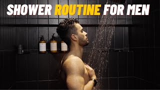 A 7 Step Masculine Shower Routine [upl. by Fabriane650]