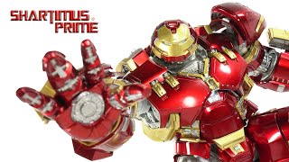 ThreeZero Hulkbuster DLX Mark 44 Avengers Age of Ultron 112 Scale MCU Infinity Saga Figure Review [upl. by Krm]