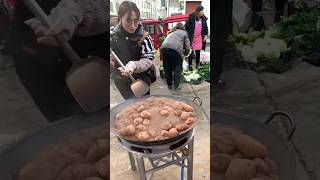 Potatoes streetfood recipe cooking [upl. by Adnalu]