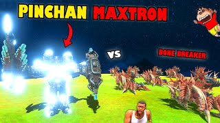 PINCHAN MAXTRON vs ALL UNITS in Animal Revolt Battle Simulator with SHINCHAN and CHOP [upl. by Orihakat]