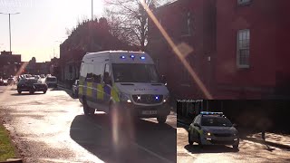 2x Driver Training Units Responding  West Yorkshire Police [upl. by Enilrek]