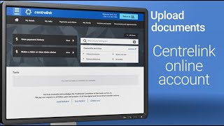 Centrelink Online Account  Upload a document [upl. by Ching]