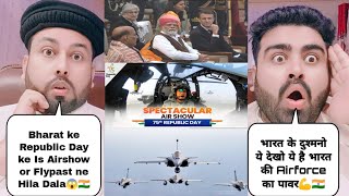 Spectacular Airshow And Flypast At India 75th Republic Day  Pakistani Reaction [upl. by Goldy]