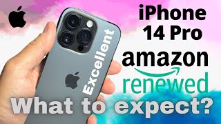 Amazon Renewed iPhone 14 Pro 128gb Excellent Condition What to expect [upl. by Morez]