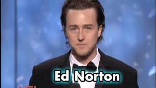 Edward Norton Salutes Robert De Niro at AFI Life Achievement Award [upl. by Nefets]