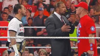 Triple H announces Undisputed WWE Champion will be crowned at SummerSlam Raw Aug 1 2011 [upl. by Swan917]