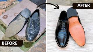 Transforming 4YearOld Shoes Into New  Ultimate Shoe Repair Guide [upl. by Loram966]