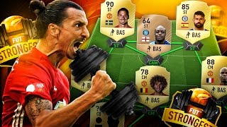 ZLATAN IBRAHIMOVIC IS BACK THE STRONGEST RATED TEAM IN FIFA CHALLENGE FIFA 17 ULTIMATE TEAM [upl. by Noicpesnoc]