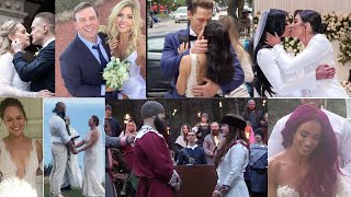 All WWE Superstars And Their Wedding Ceremonies 2024 From 1990 to 2024 WWE Wedding Moments Part 2 [upl. by Gilmer798]