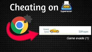 I made an extension that cheats on Typeracer [upl. by Ausoj]