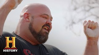 BRIAN SHAWS WORLD RECORD 733 LB STONE LIFT  The Strongest Man in History  History [upl. by Akem]