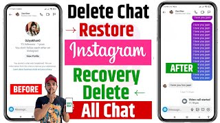 😥 How To Recover Deleted Chats On Instagram  Recover Deleted Chats On Instagram  Instagram Chat [upl. by Tinya]