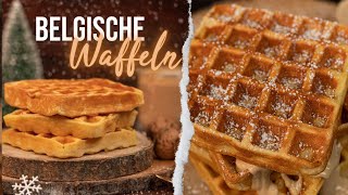 Die besten belgischen Waffeln aus ganz einfachen Zutaten  schnell amp super lecker 😍 [upl. by Rooney]