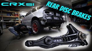 1989 CRX Rescue Part 6  Rear Disc Brakes [upl. by Ajram]